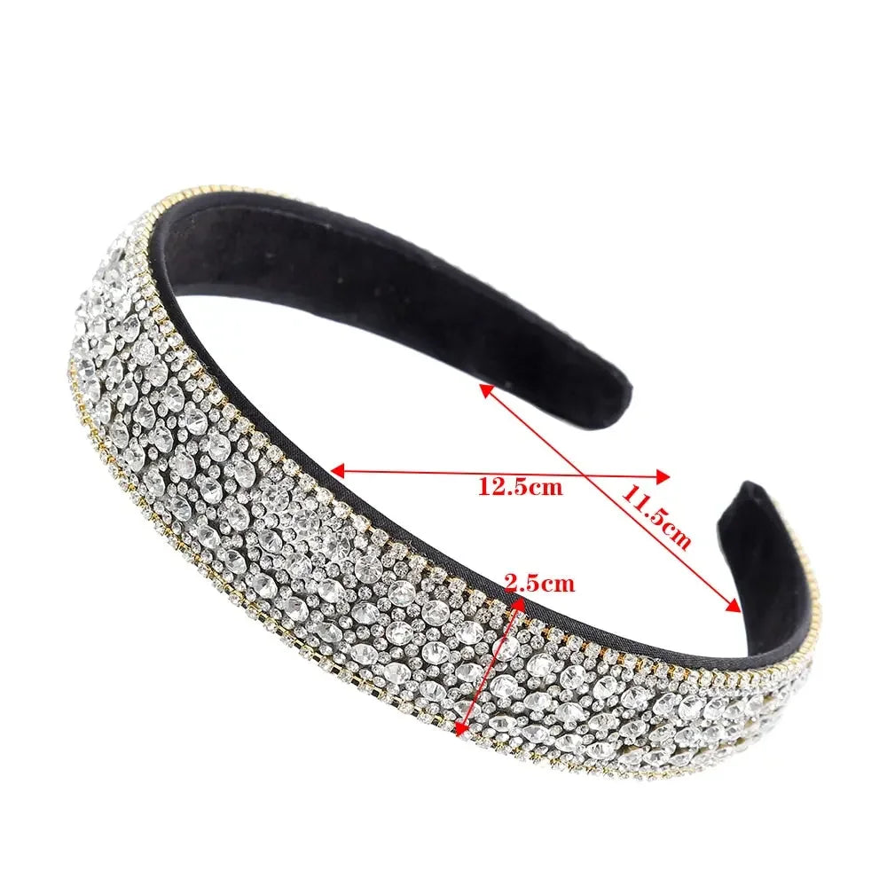 Crystal Headbands With Rhinestones