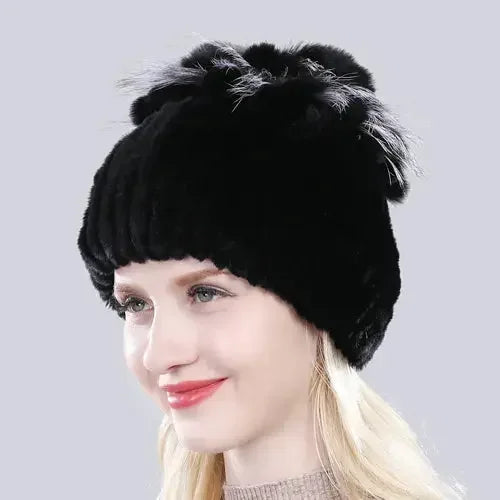LUX Winter Rabbit Fur Hat