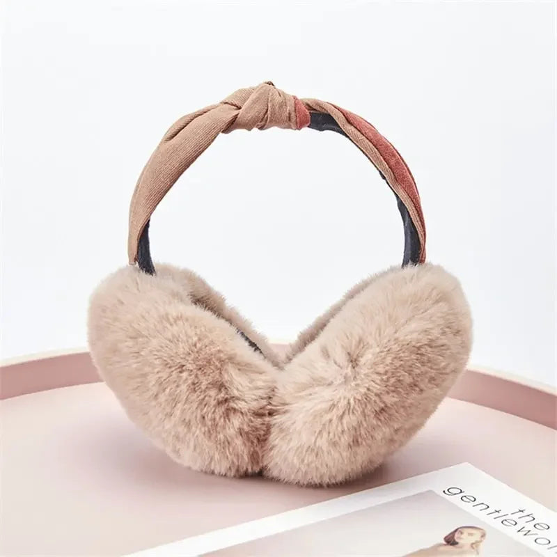 Winter Foldable Thick Plush Earmuffs