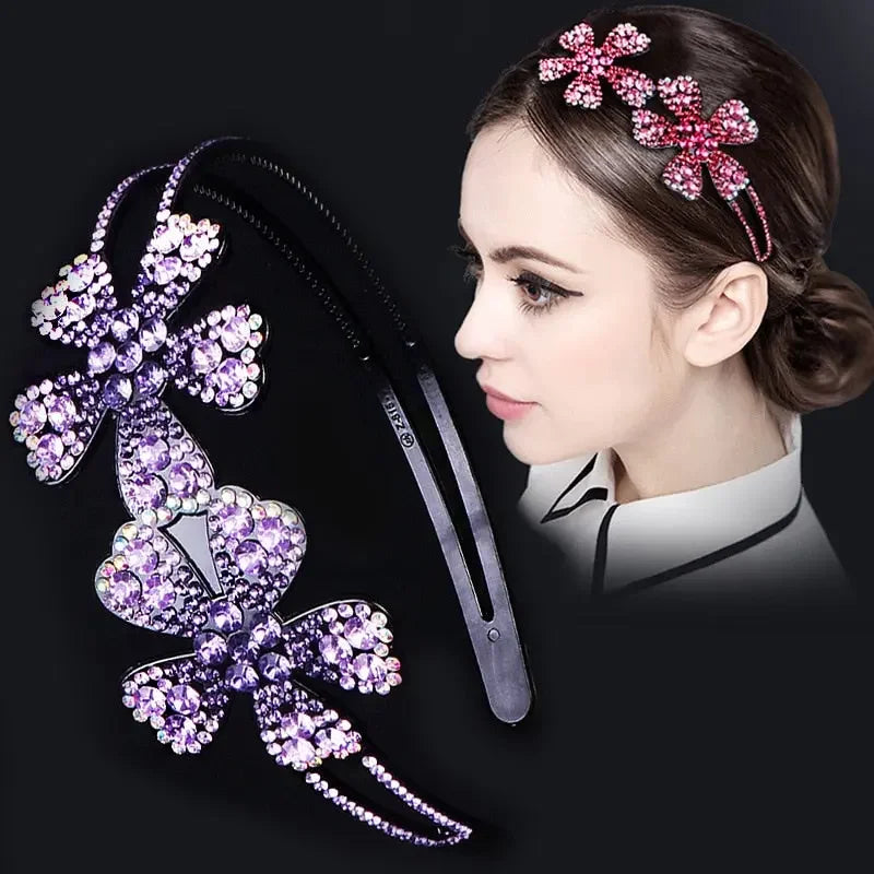 Wild Flower Pearl Rhinestone Headband