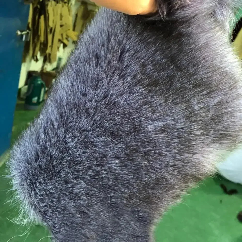 Luxury Faux Fox Fur Vest