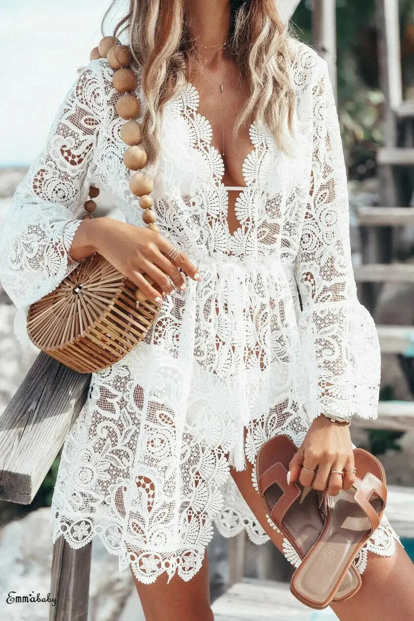 Boho Breezy Lace Cover Up