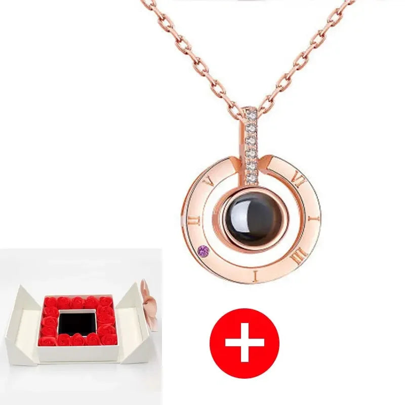 Valentines Artificial Rose & Jewelry Gift Box