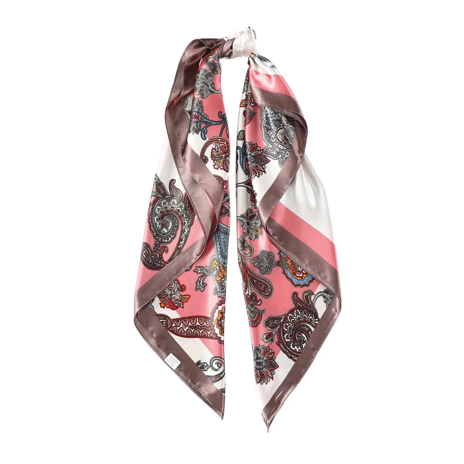 AWAYTR Fashion Head Scarf Leopard Print Satin  Hair Bands for Girls Women Headband Scarfs Body Glitter Turban Bandanas Headwear