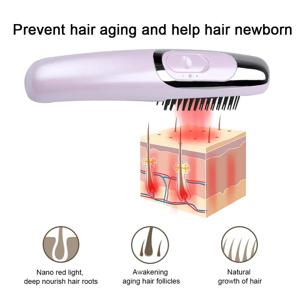 Infrared Laser Hair Growth Brush