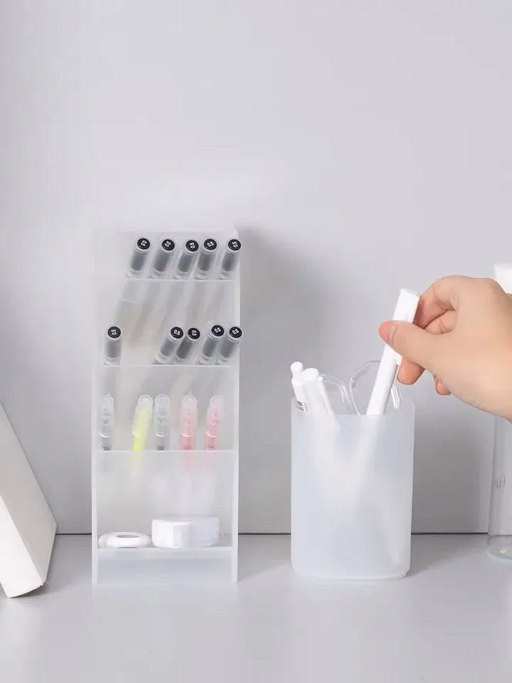 Multifunctional 4 Grid Desktop Organizer