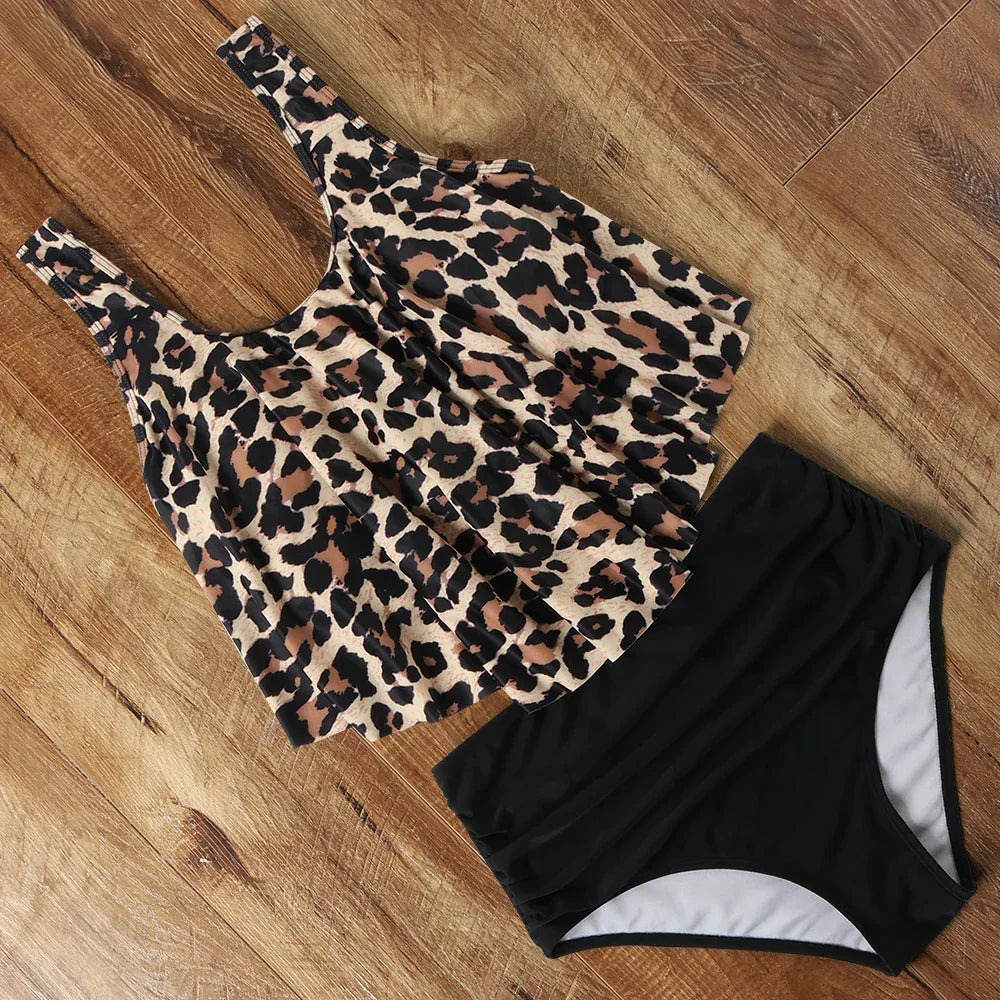 Bikini  Set Women 2022 Swimsuit  High Waist Tankini Print Bathing Suit Brazilian Bikini  Swimsuit Plus Size Swimwear Woman