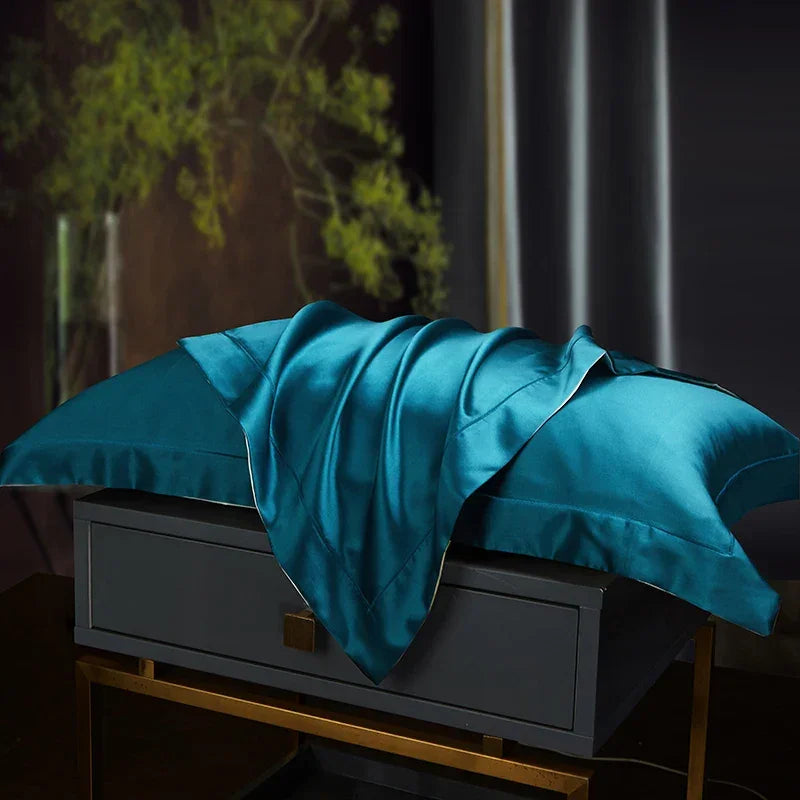 DISANGNI 100% pure silk pillowcase real silk pillowcase natural silk pillowcase mulberry silk pillowcase Free Shipping
