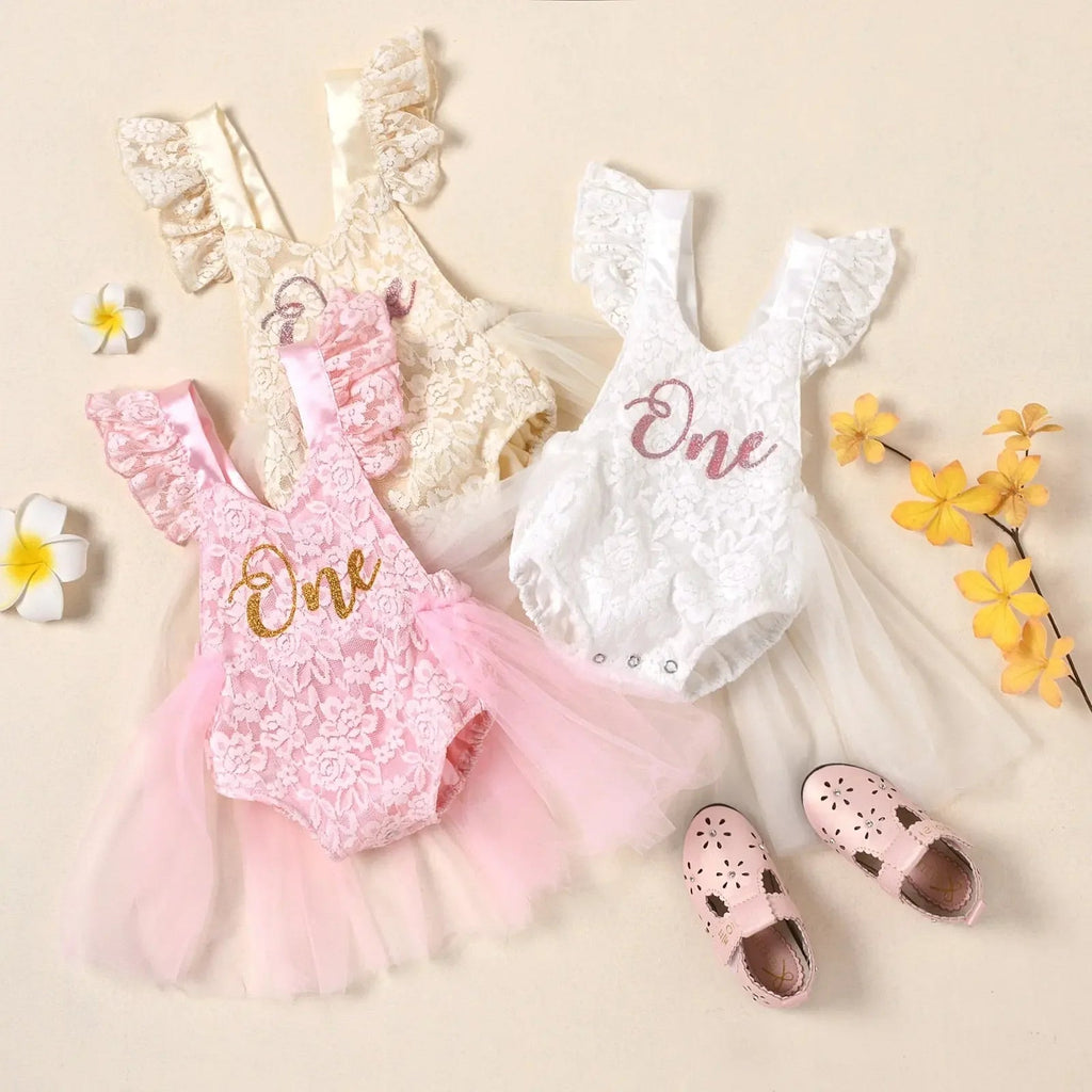 LUX BABY 1st Birthday Dress