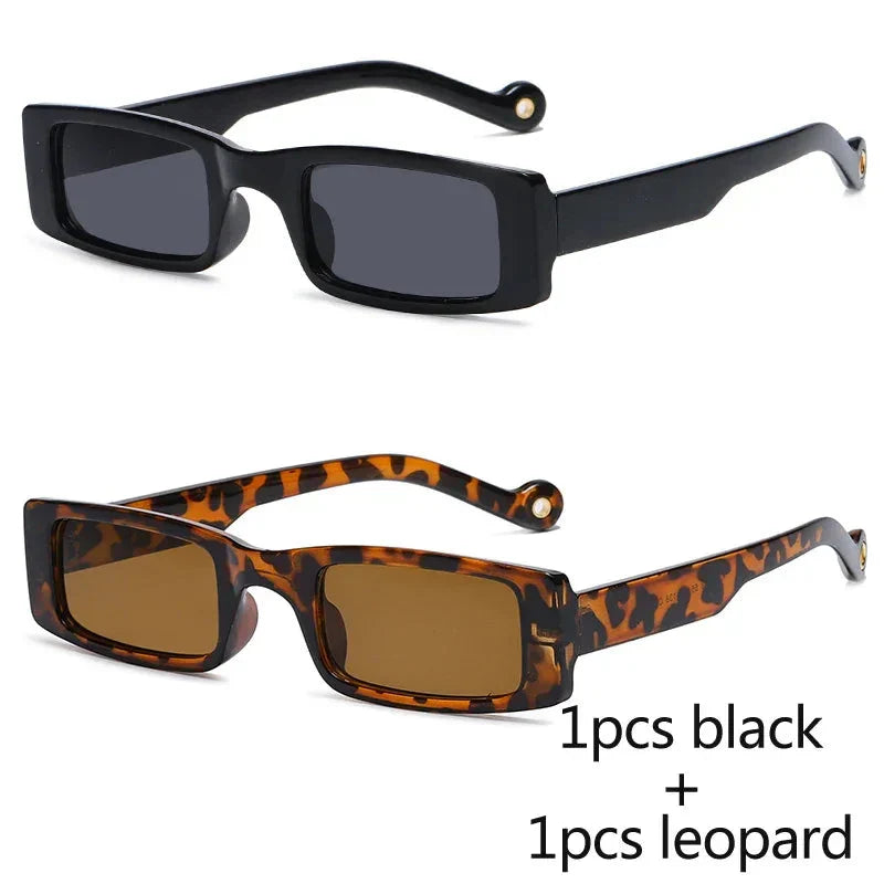 Square Frame Vintage Brand Sun Glasses UV400
