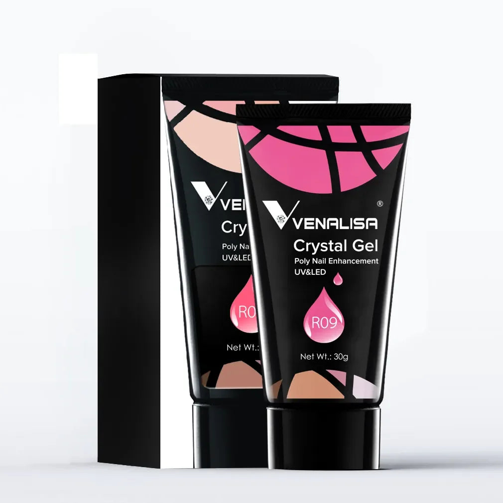 Venalisa Poly Nail Gel Nail Art French Nail Constraction Jelly Builder Extension Gel Acrylic Slip Solutions Clearnser Remover