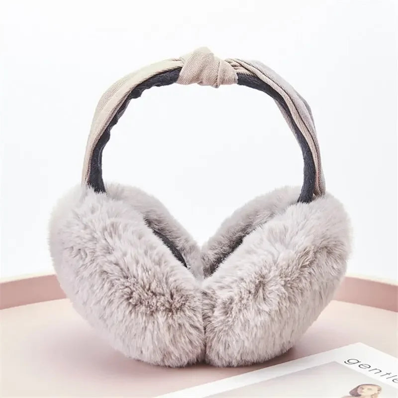 Winter Foldable Thick Plush Earmuffs