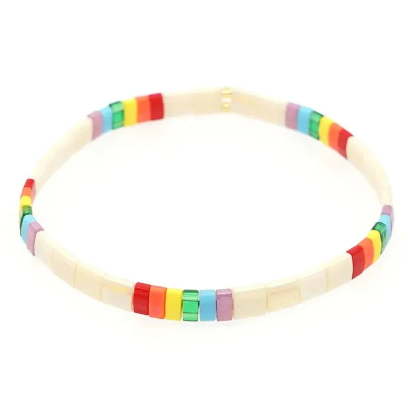 Vintage Beach Handmade Beaded Bracelet