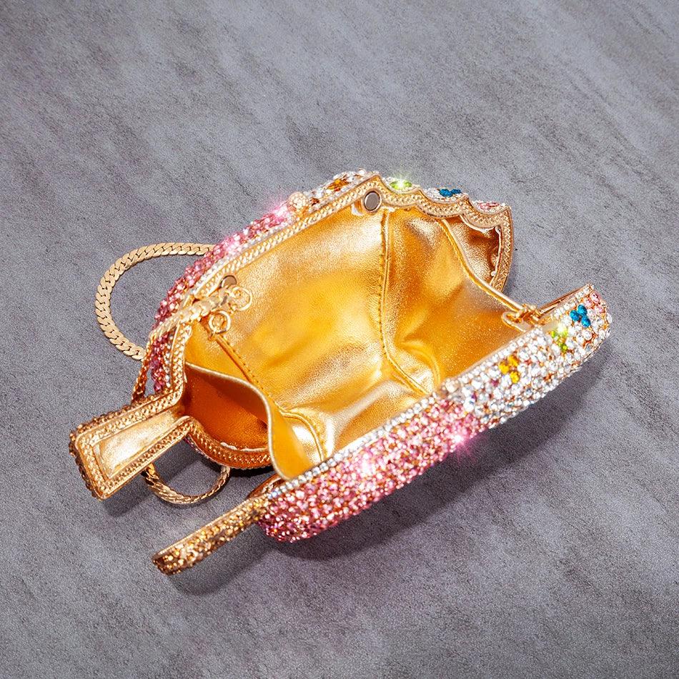 Bling Ice Cream Shaped Evening Clutch