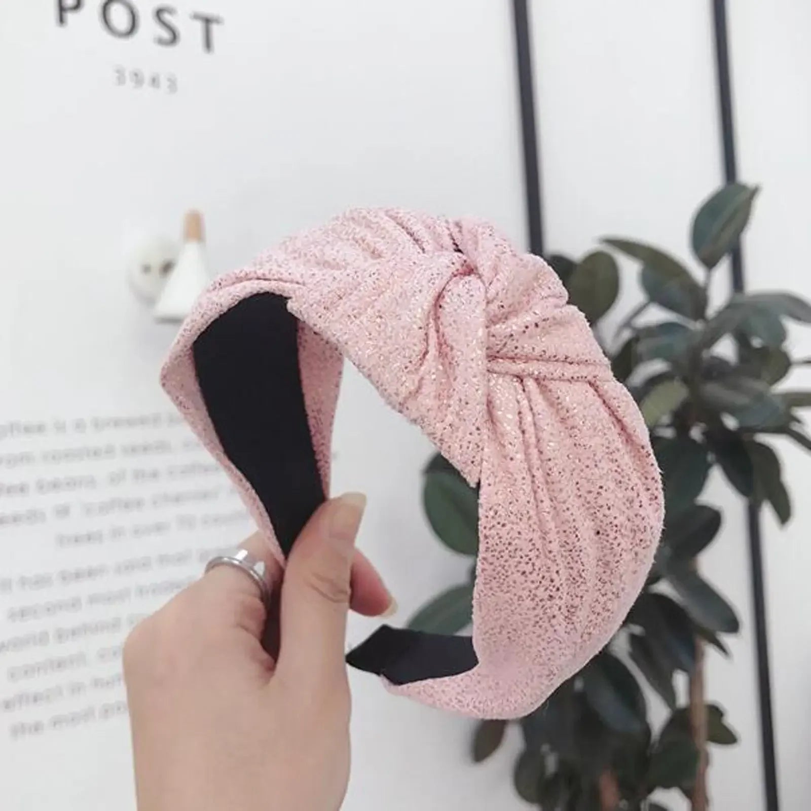 Vintage Wide Center Knot Hairband