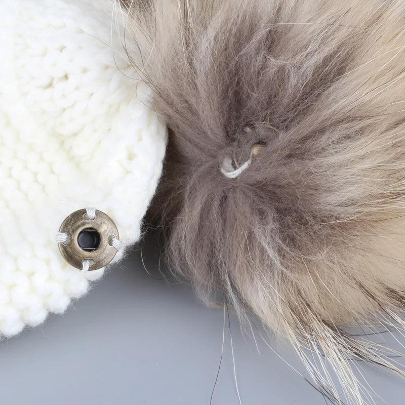 Winter Kids Fur Beanie