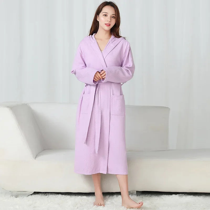 Hotel Lux Cotton Hooded Robe