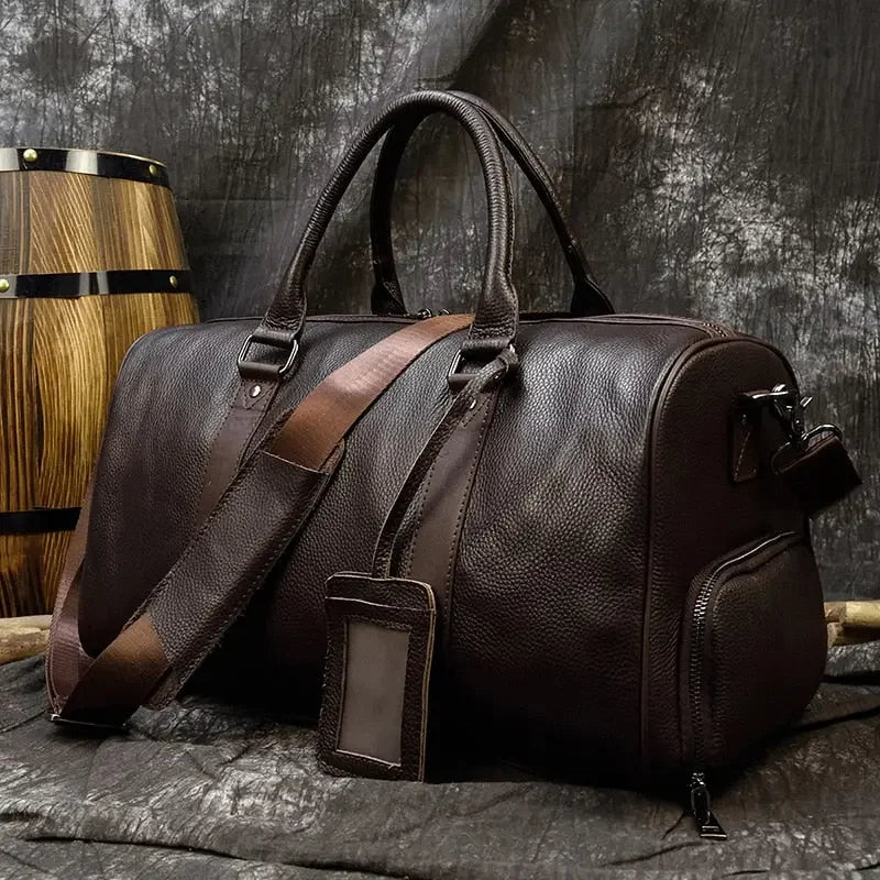 LUX Genuine Leather Travel Bag