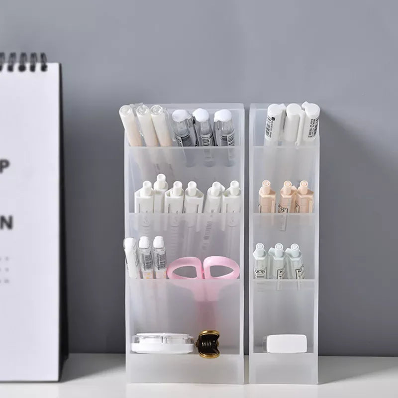 Multifunctional 4 Grid Desktop Organizer