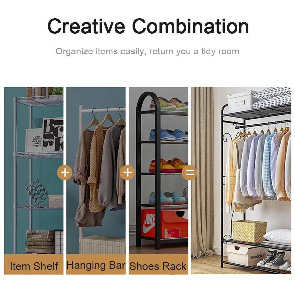 Heavy Duty Metal Clothing Rack