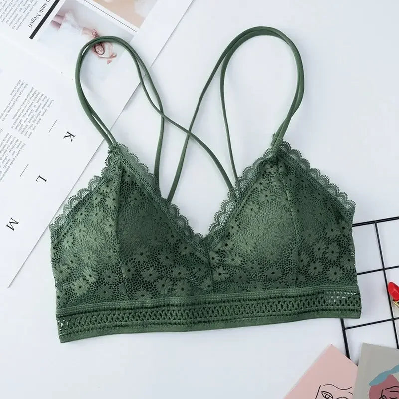 Peony Push Up Sports Bra