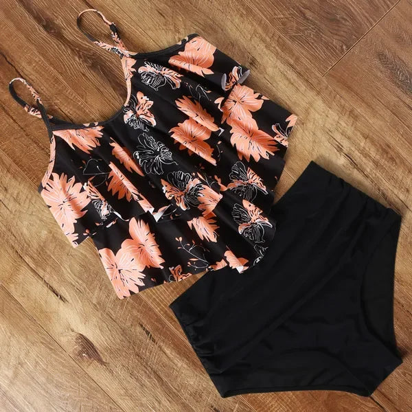 Bikini  Set Women 2022 Swimsuit  High Waist Tankini Print Bathing Suit Brazilian Bikini  Swimsuit Plus Size Swimwear Woman