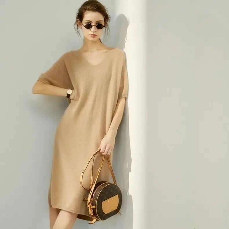 Lily cashmere sweater dress