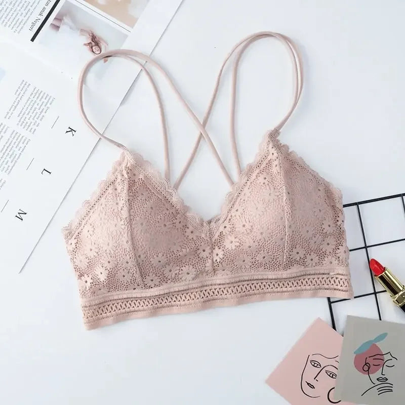 Peony Push Up Sports Bra