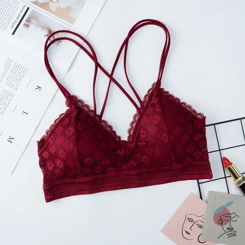 Peony Push Up Sports Bra