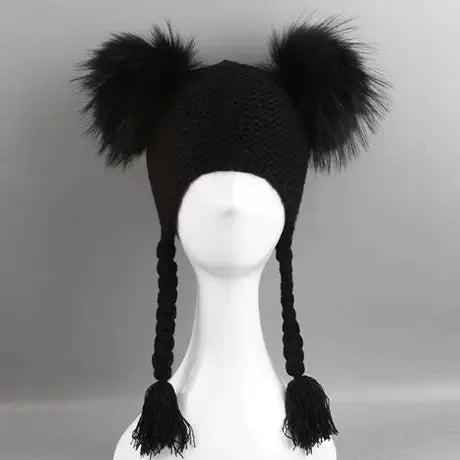 Winter Kids Fur Beanie