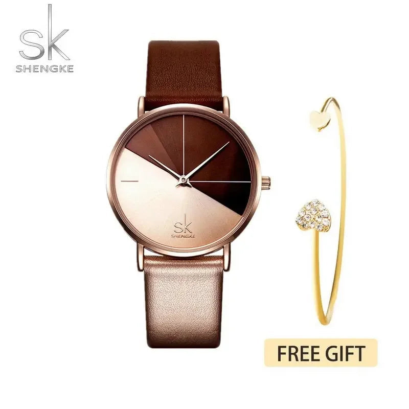 Leather Quartz Watch