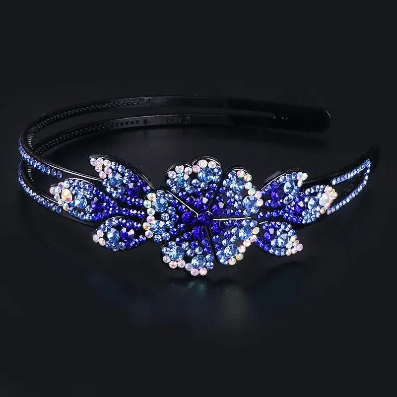 Wild Flower Pearl Rhinestone Headband