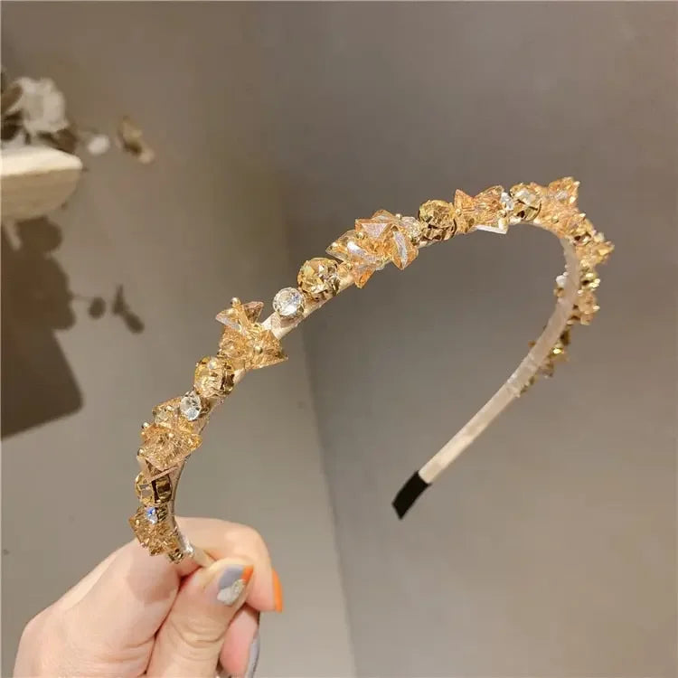 LUX Rhinestone Baroque Hairband