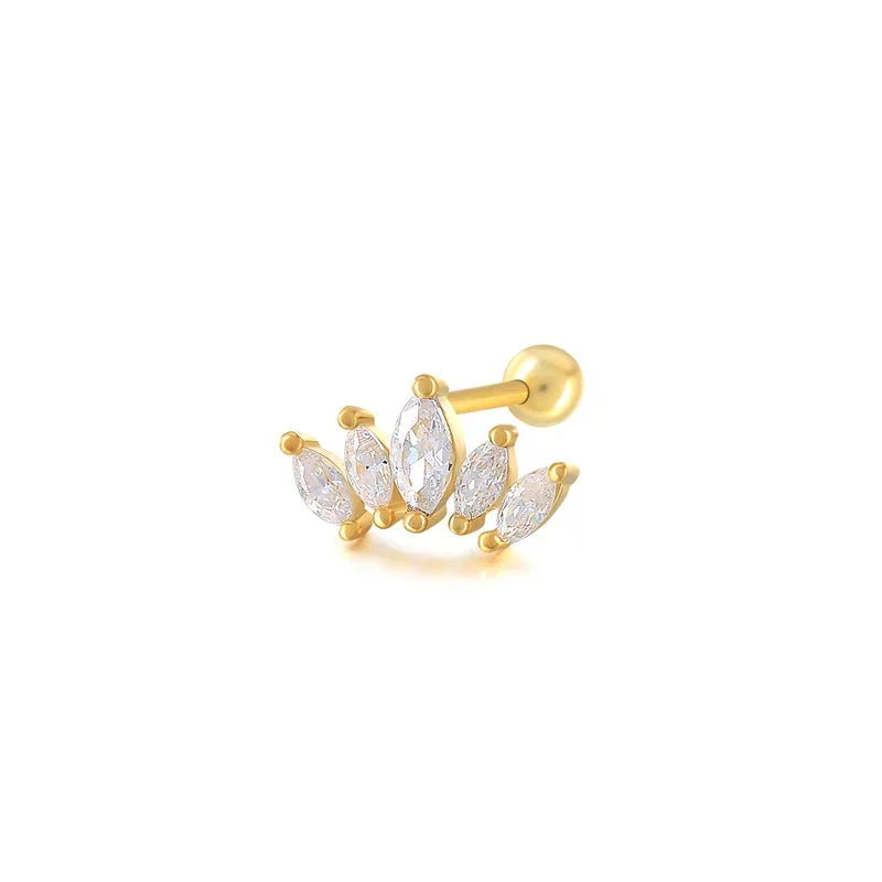 Moon Stud Earrings