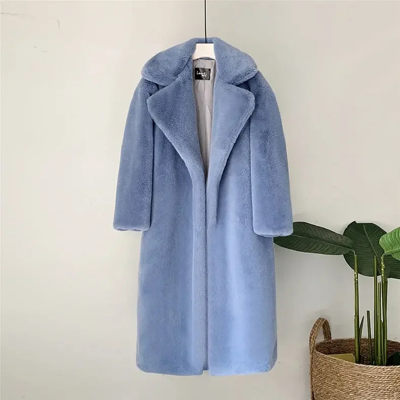Winter Warm Faux Fur Coat