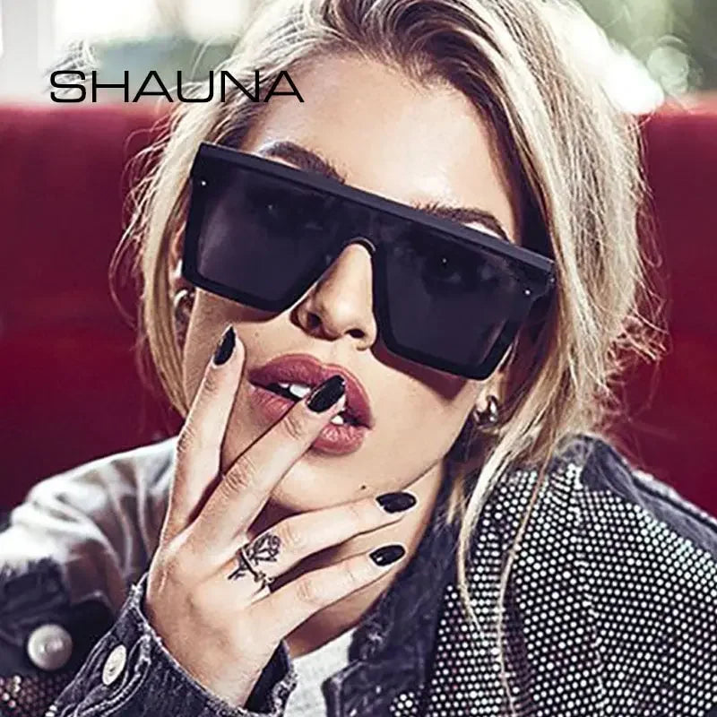 Techno Square Reflecting Sunglasses UV400