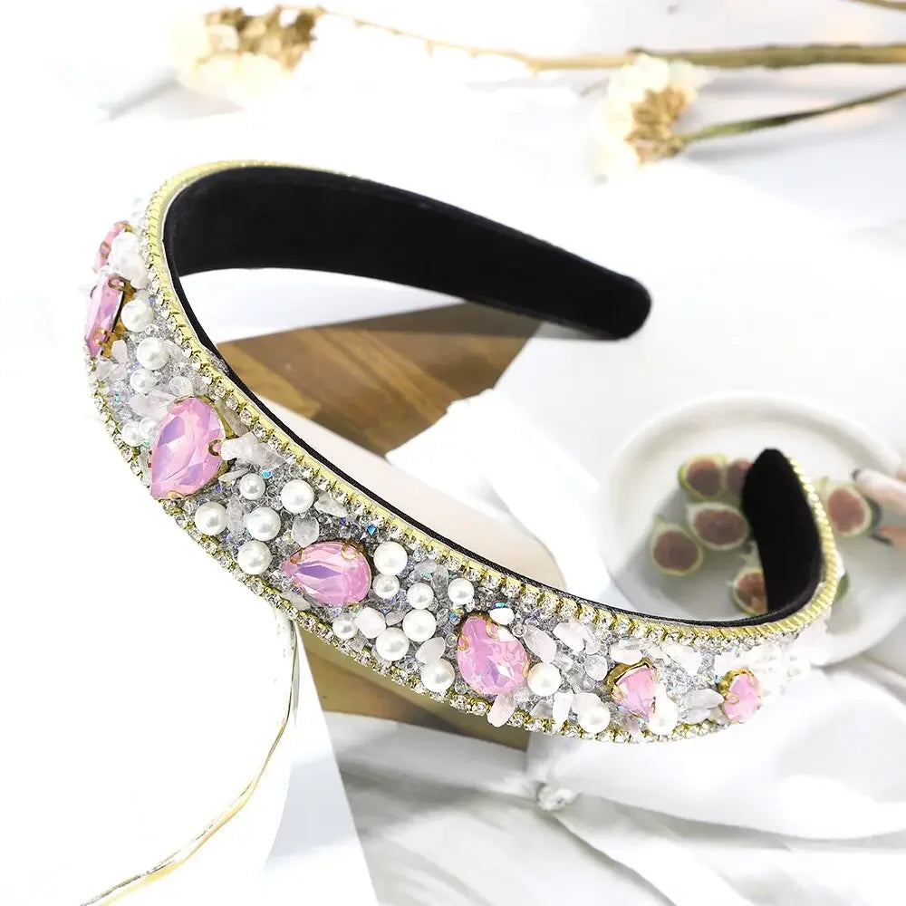 Crystal Headbands With Rhinestones