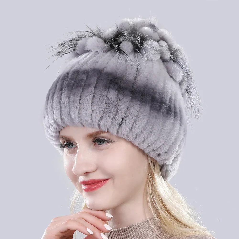 LUX Winter Rabbit Fur Hat