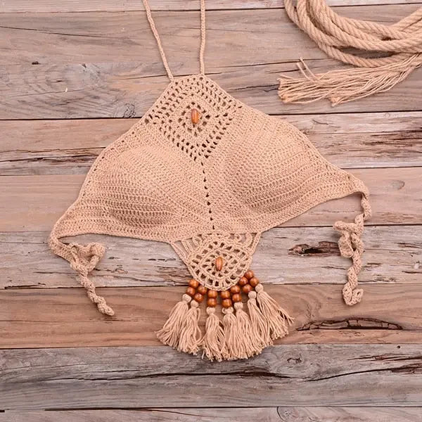 Handmade Boho Crochet Bikini