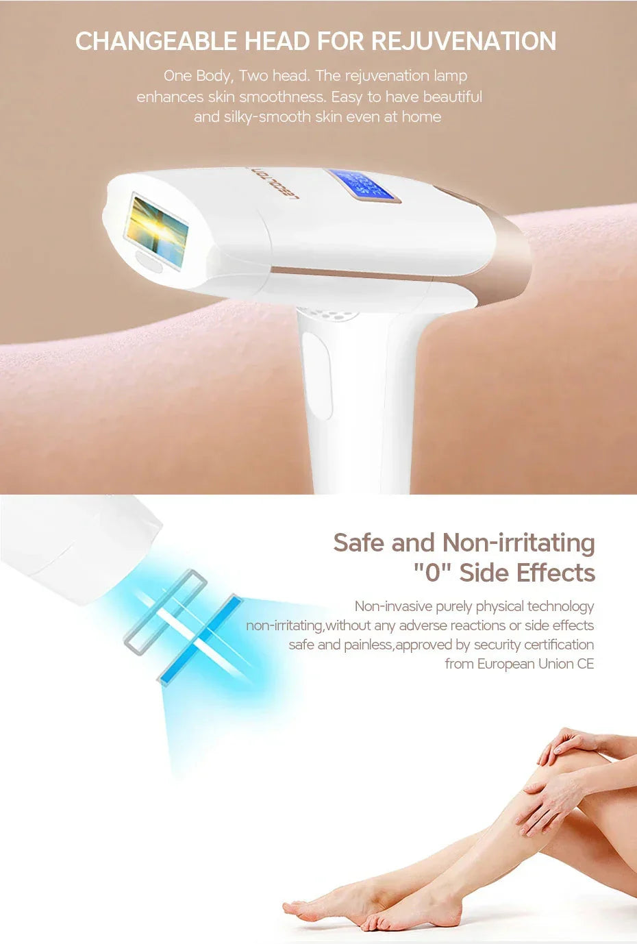 Lescolton T009i IPL Laser Epilator Hair Remover Permanent LCD Display Bikini Face Body Painless Electric Depilador For Women