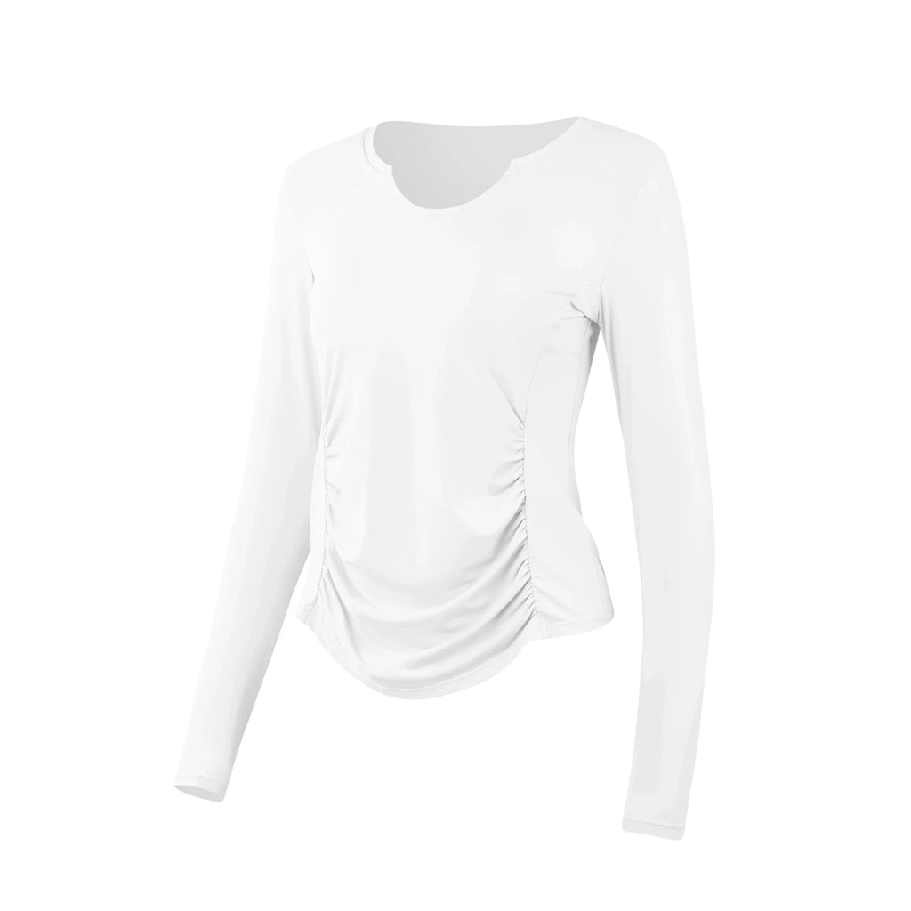 Slim Fit Breathable Fancy Outer Wear Long Sleeve Women's Yoga Clothes