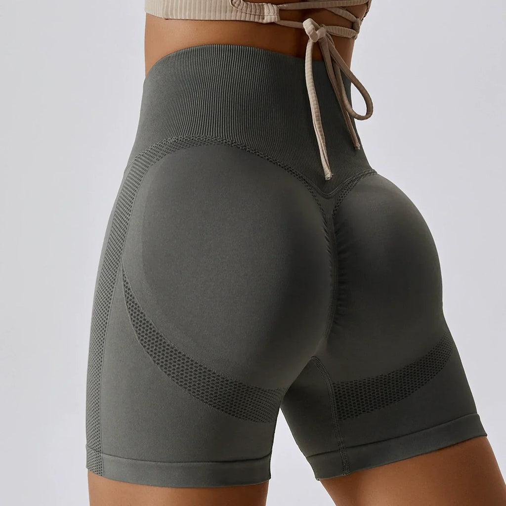 High Waist Slimming Fitness Shorts