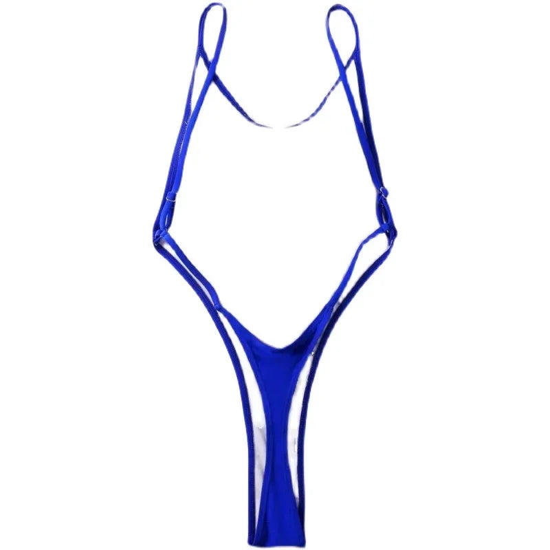 Bronzing High Waist Backless Monokini