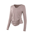 Slim Fit Breathable Fancy Outer Wear Long Sleeve Women's Yoga Clothes