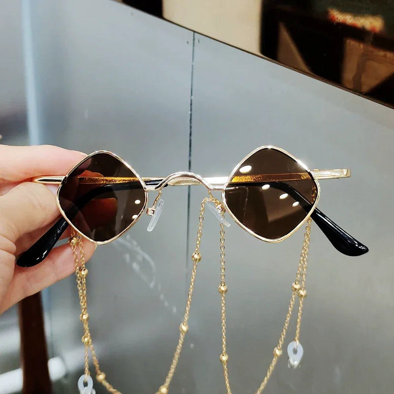 Small Chain Frame Sunglasses for Boys & Girls