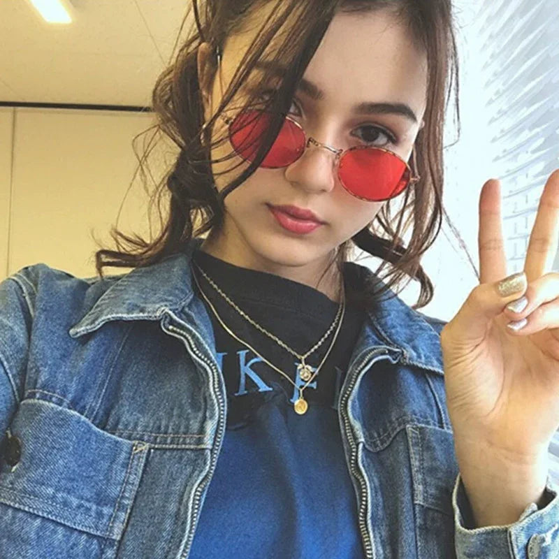 Influencer Retro Metal Sunglasses