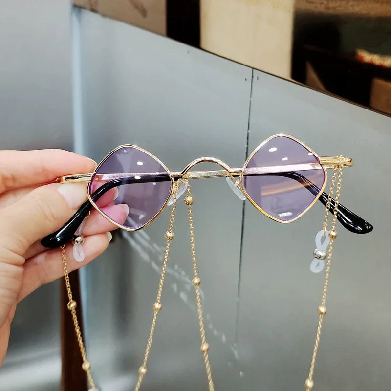 Small Chain Frame Sunglasses for Boys & Girls