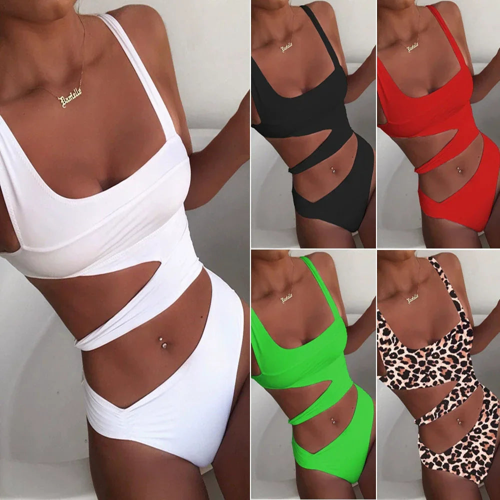 Sexy Strappy High Waist Bikini