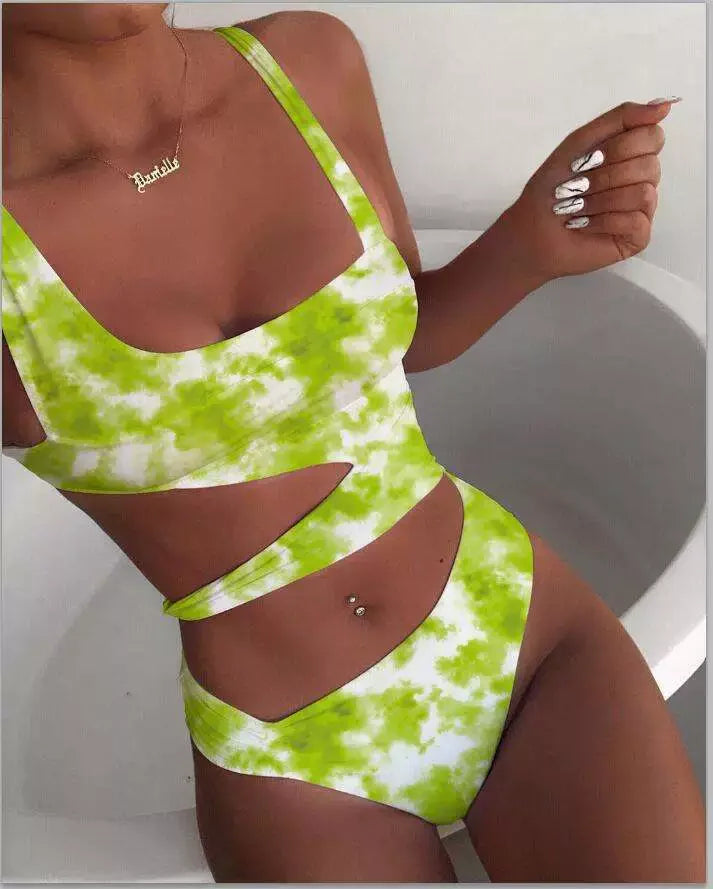 Sexy Strappy High Waist Bikini