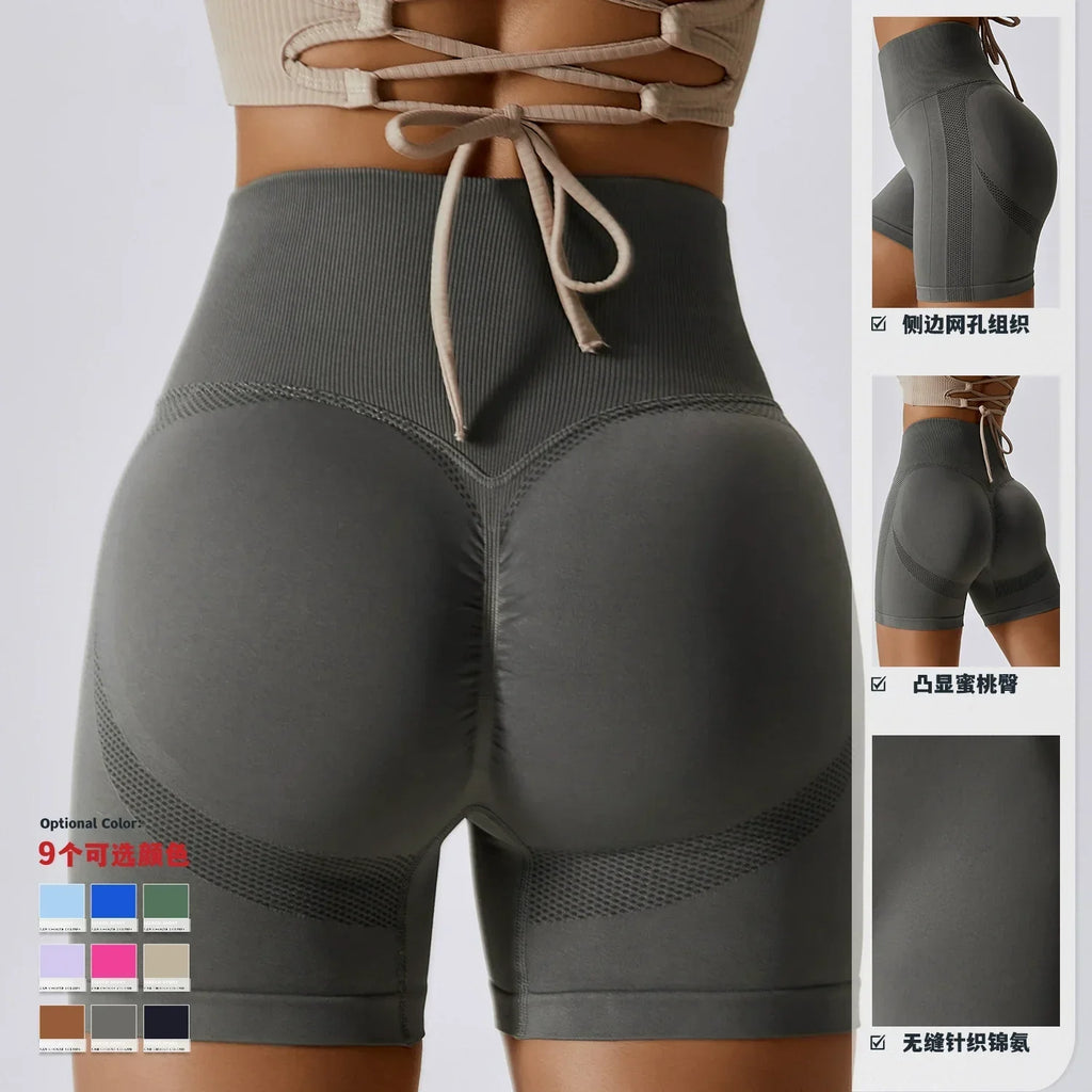 High Waist Slimming Fitness Shorts